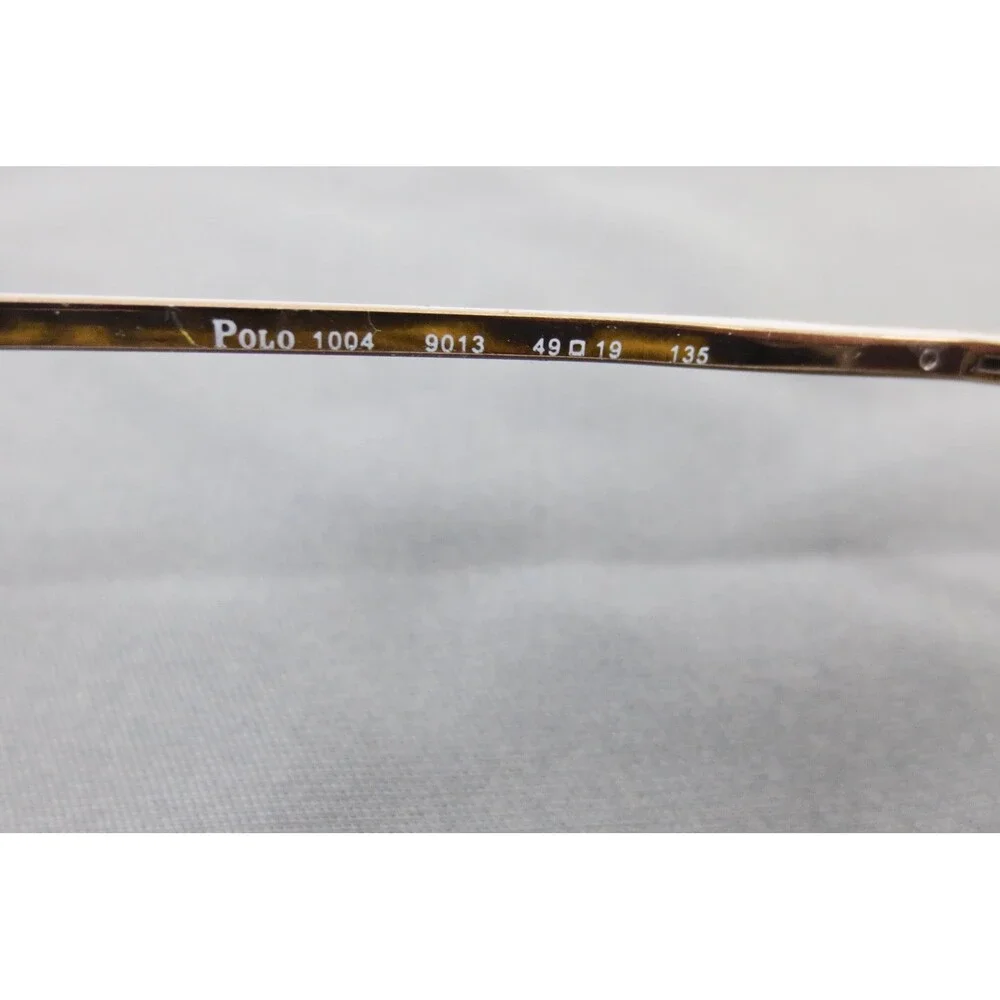 Ralph Lauren Polo 1004 9013 Brown Tortoise Oval Semi Rimless Eyeglasses